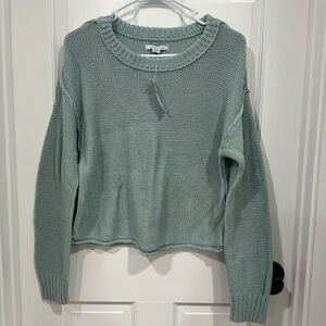NWT American Eagle light teal sweater size XS